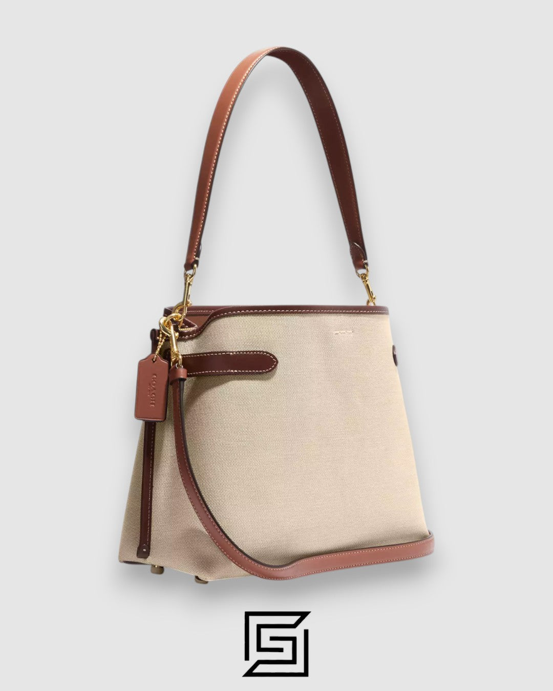 Hanna Shoulder Bag With Coach Style No. CH190 Big Size