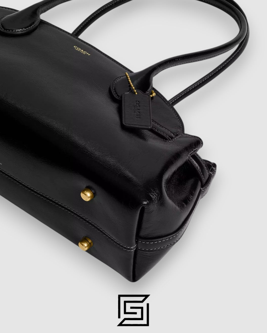 Coach EMPIRE CARRYALL BAG 34 Black Style No. CAM03