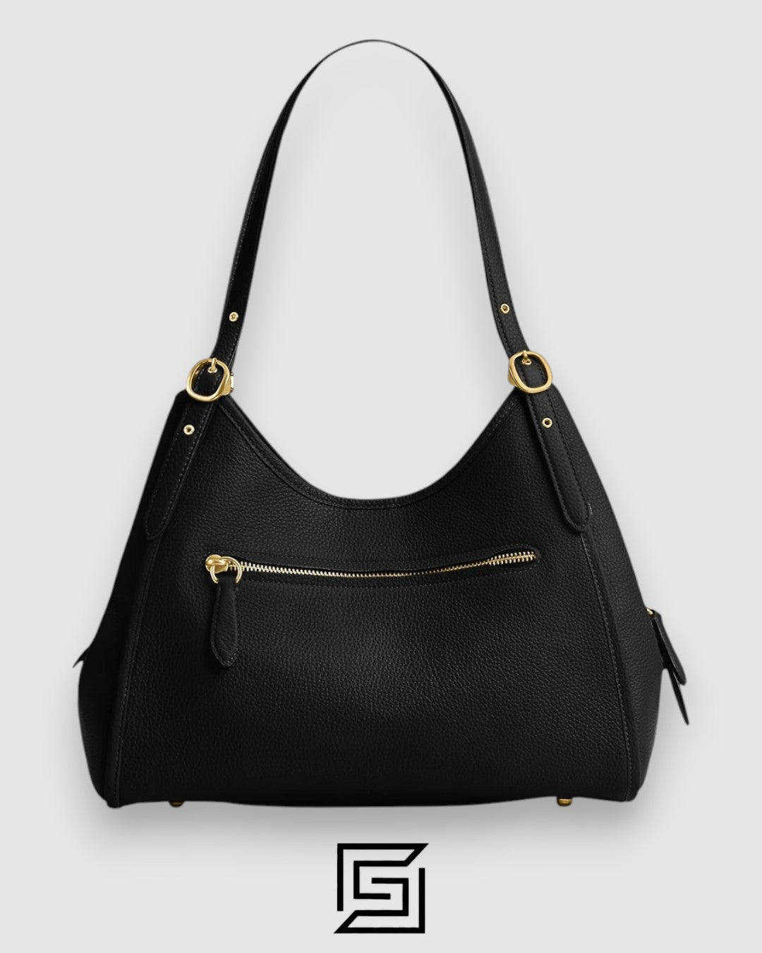 Coach Restored Bella Shoulder Black Bag C4824