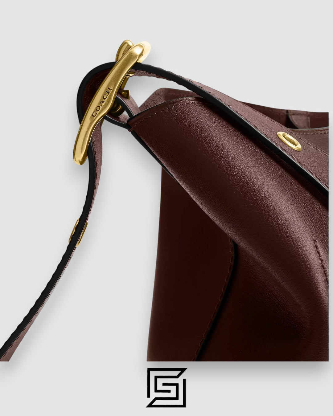 Coach Bleecker Bucket Bag Brown CCC23