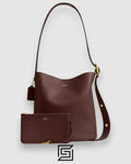 Coach Bleecker Bucket Bag Brown CCC23