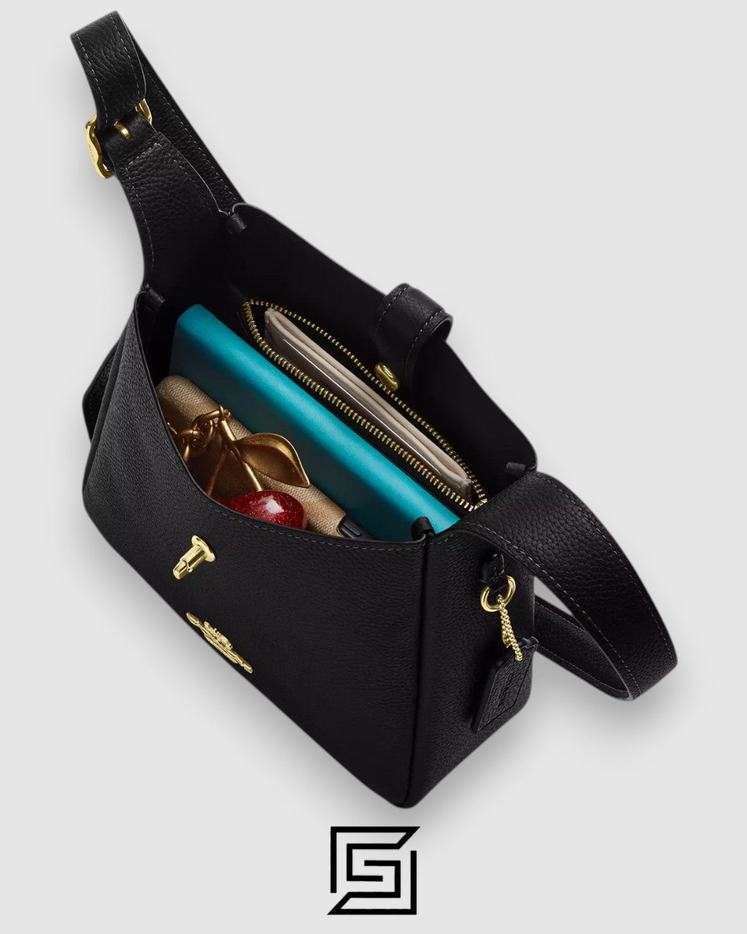 Coach Hadley Mini Crossbody Bag Black CAL60