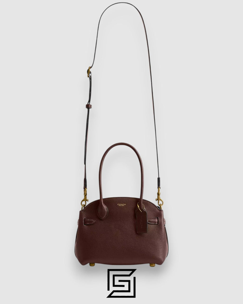 COACH Soft Empire Carryall Bag Brown 21 CCY99