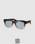 Jacques Marie Mage MOLINO Sunglasses - red two tone-light blue