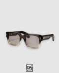 Jacques Marie Mage ENZO EPOXY - Transparent Two Tone Grey -Light Brwon