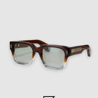 Jacques Marie Mage ENZO EPOXY - Transparent Two Tone maroon -Light Green