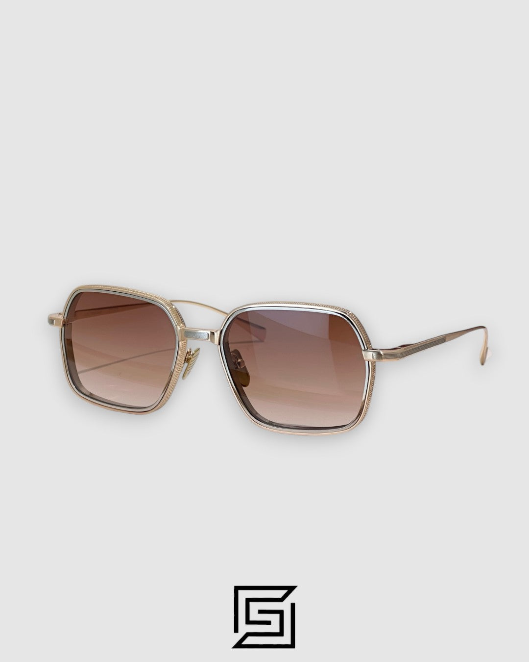 Jacques Marie Mage ADMIRAL Sunglasses - rose gold - brown