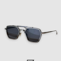 Jacques Marie Mage  COMMODORE Sunglasses - BLACK-BLACK GUN