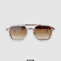 Jacques Marie Mage  COMMODORE Sunglasses - rose gold x silver - honey