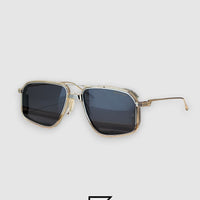Jacques Marie Mage JAGGER Sunglasses - gold x silver - Black