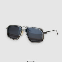 Jacques Marie Mage JAGGER Sunglasses - Silver_Black