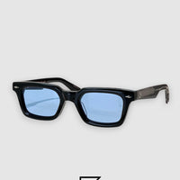 Jacques Marie Mage CASABLANCA Sunglasses - BLACK-BLUE
