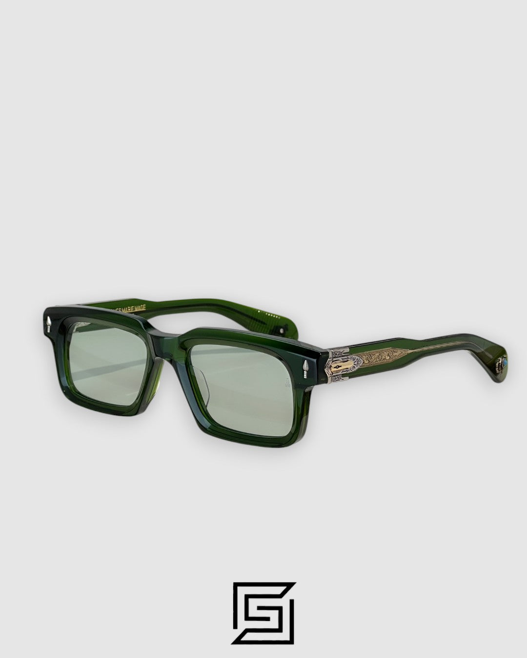 Jacques Marie Mage BELVEDERE Sunglasses - TRANSPARENT GREEN -LIGHT GREEN