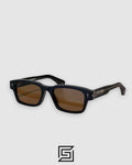 Jacques Marie Mage KIRWIN Sunglasses Men - black-brown
