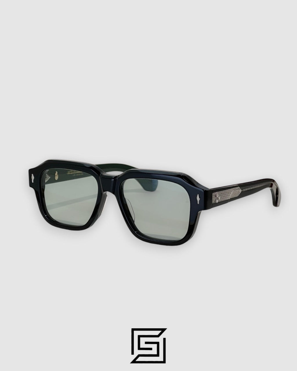 Jacques Marie Mage VIVENNE Sunglasses Men - BLACK_GREEN