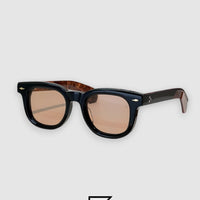 Jacques Marie Mage JAX Sunglasses For Men - BLACK-LIGHT BROWN