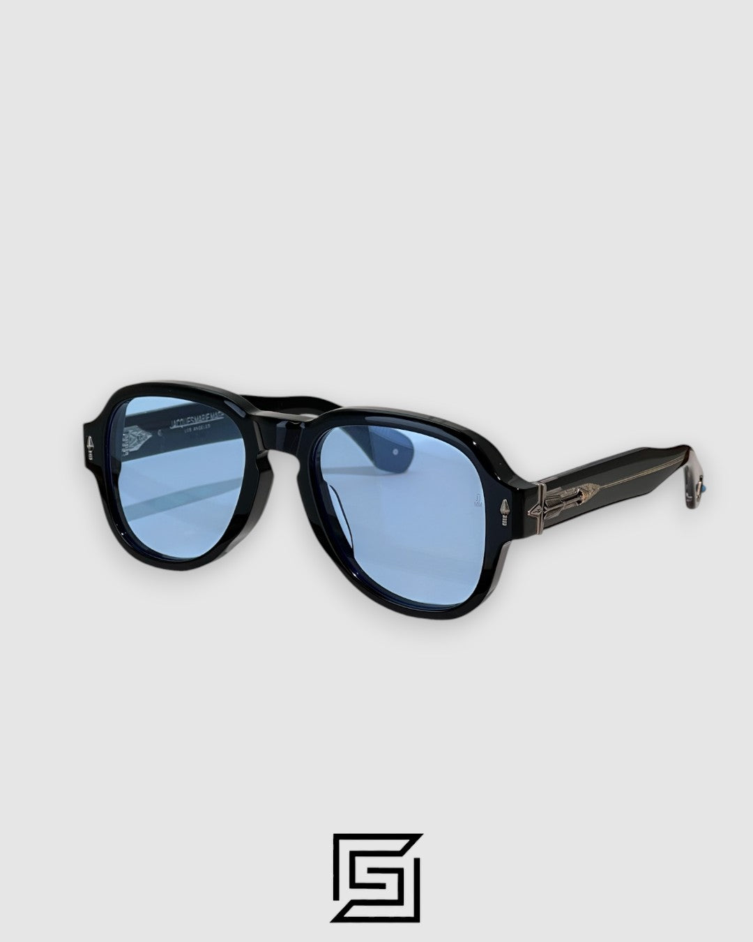 Jacques Marie Mage RED CLOUD Sunglasses Men - BLACK-BLUE