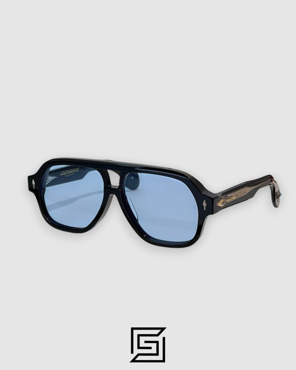 WILD HORSE Sunglasses - BLACK-BLUE