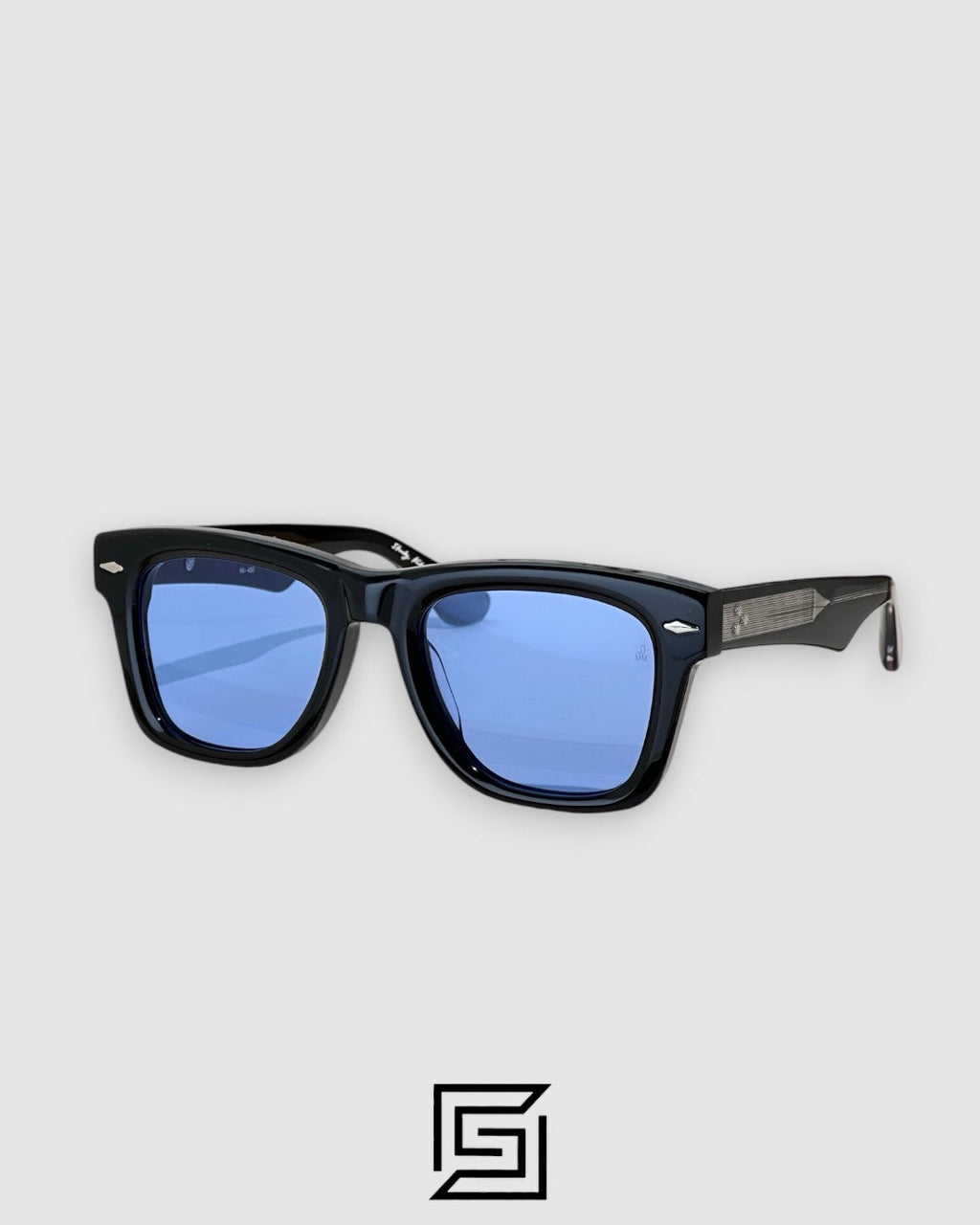 HEYWOOD Sunglasses - BLACK-BLUE