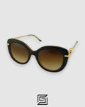 Cartier CT0312 Brown Frame Brown Lenses Gold Arm
