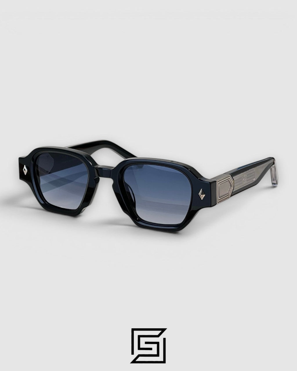 PROJECT2 C642 Sunglasses - BLACK-BLUE