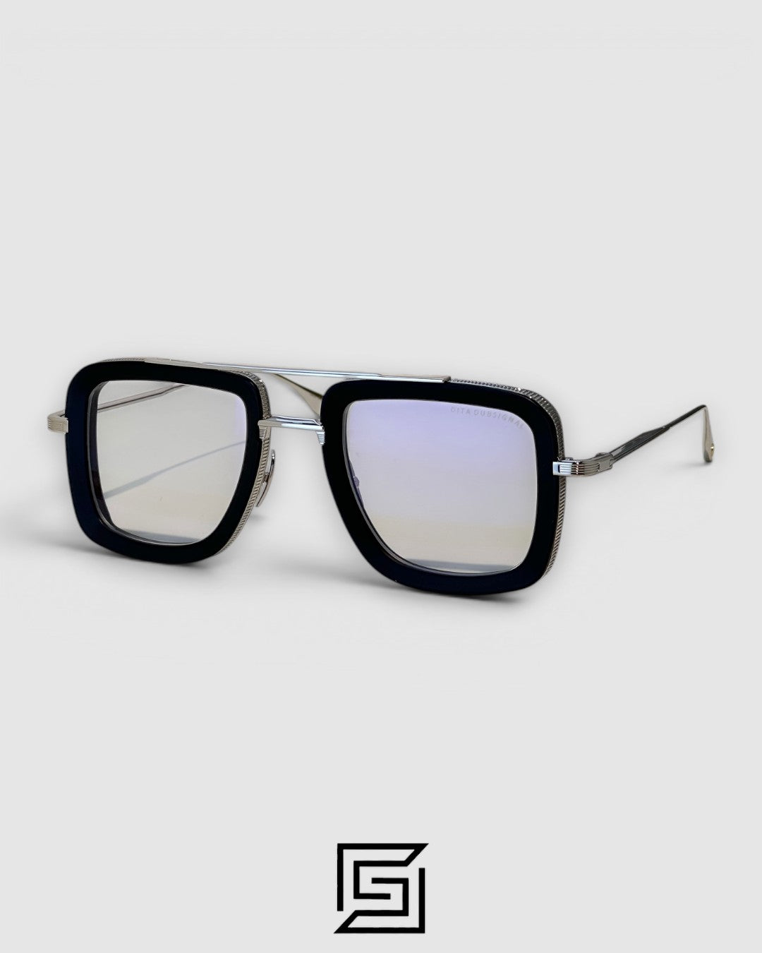 Dita Dubsignal DTS465 Black Square Eyeglasses