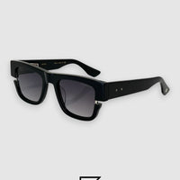 SEKTON DTS122  Sunglasses - BLACK-BLACK SILVER