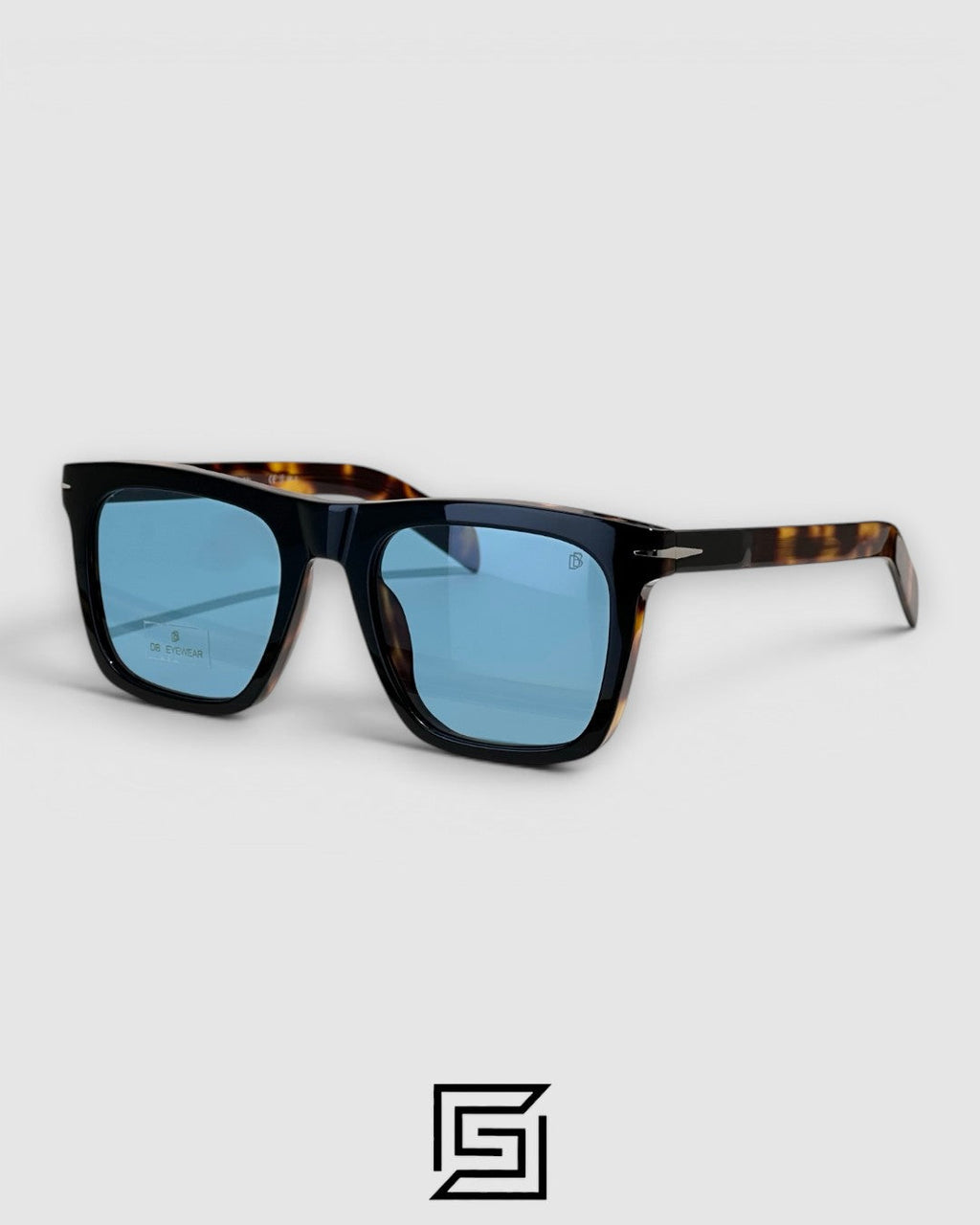 DB7000 Sunglasses - BLACK-BLUE TIGER ARM