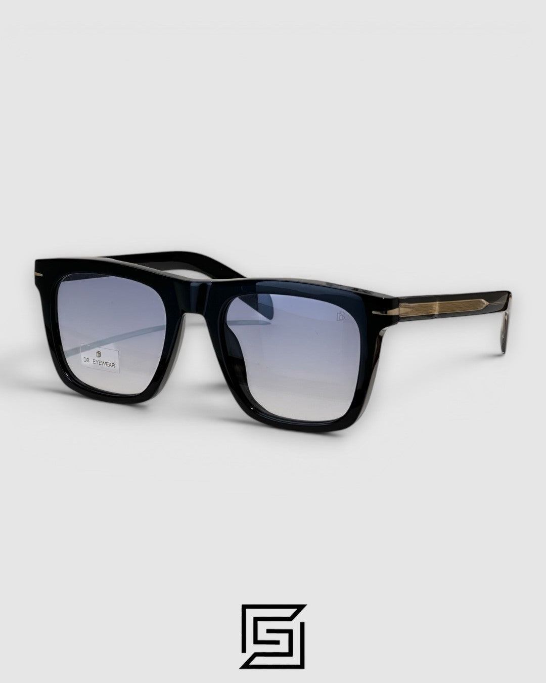 DB7000 Sunglasses - black x blue -gold
