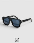 DB7127 Sunglasses - BLACK-BLUE