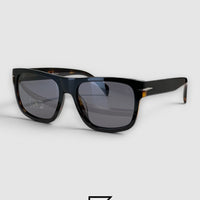 DB7150 Sunglasses - Black x black-silver tiger arm