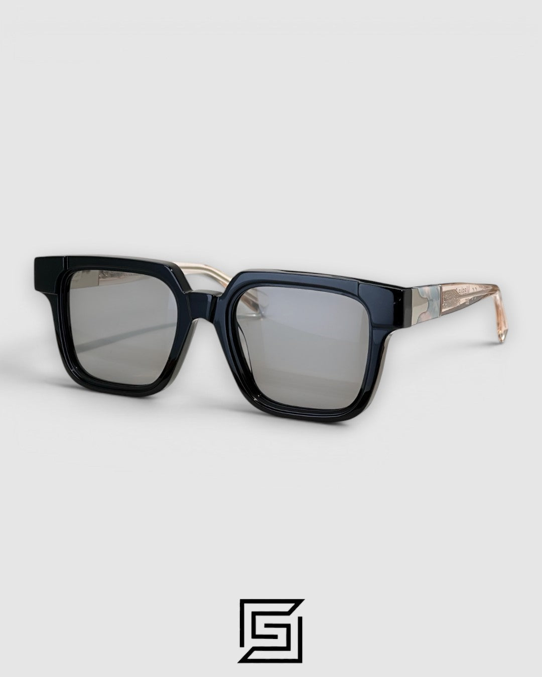 MASKE S4 Sunglasses - BLACK-BLUE