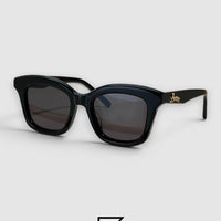 LW50047I Square Sunglasses - BLACK_BLACK