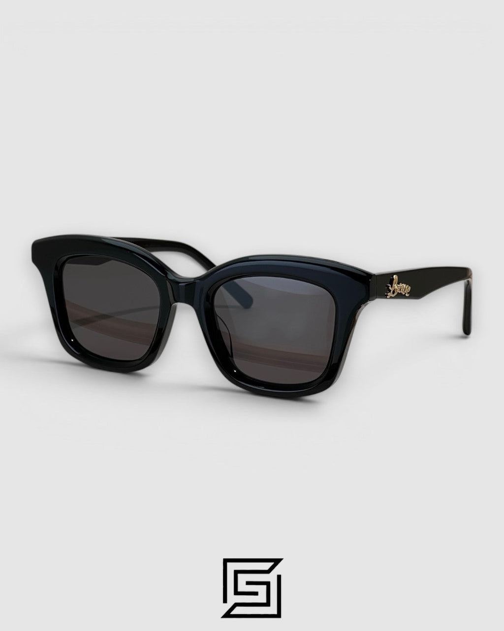 LW50047I Square Sunglasses - BLACK_BLACK