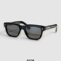 Chrome Heart PEN 15 Black Square Sunglasses with Grey Lenses - BLACK_BLACK