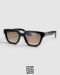 Chrome Heart VAGILLIONIRE 2 Black Frame Zeiss Honey Lenses Sunglasses - black_honey