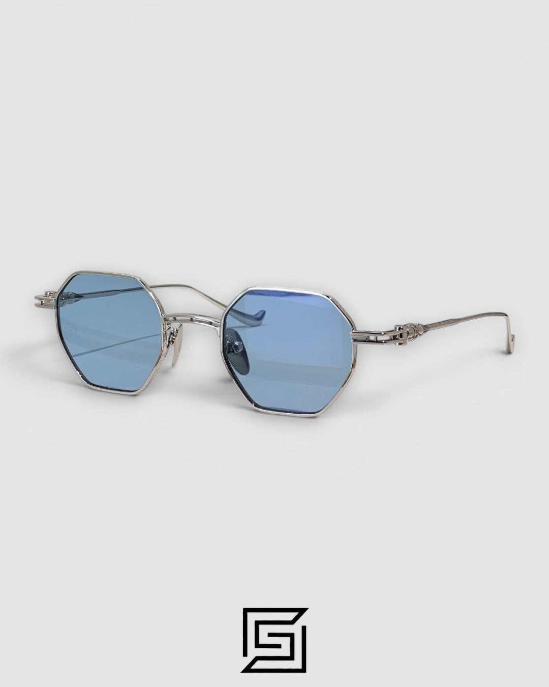 Chrome Heart EVACUIATION  Sunglasses - silver_blue