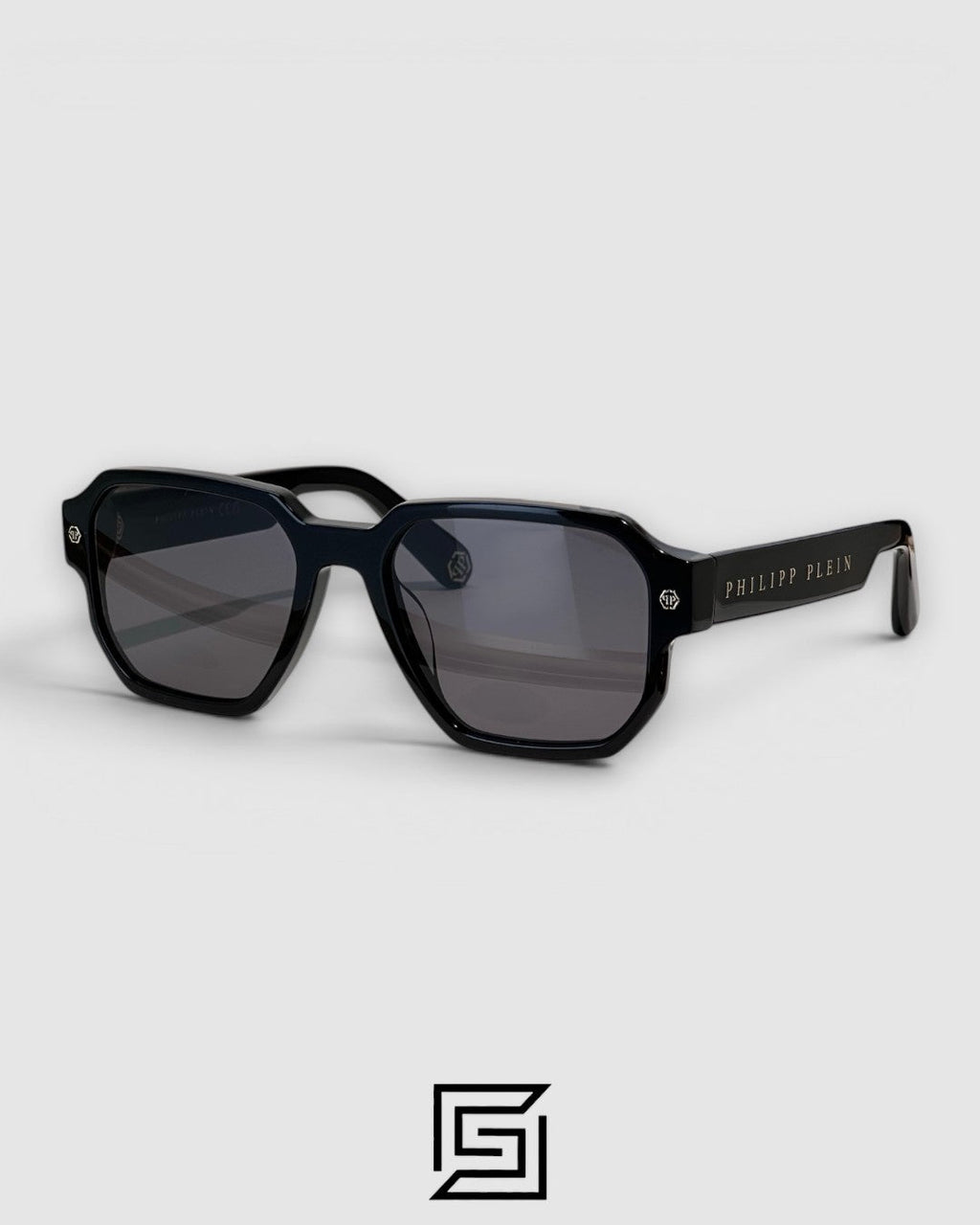 Philipp Plein STUD VPP199V Sunglasses - BLACK_BLACK