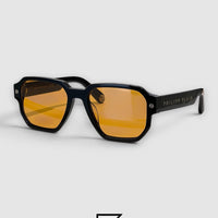 Philipp Plein STUD VPP199V Sunglasses - BLACK-AMBER