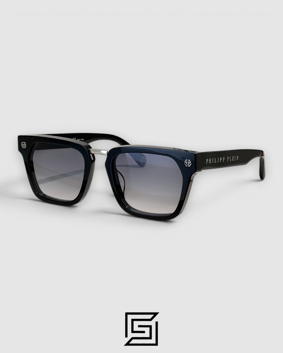 Philipp Plein VPP055 Sunglasses - BLACK_GREY