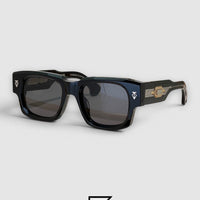 DUSENBERG Brown Two Tone Frame Brown Lenses - black-black