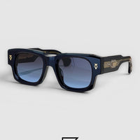 DUSENBERG Brown Two Tone Frame Brown Lenses - blue_blue