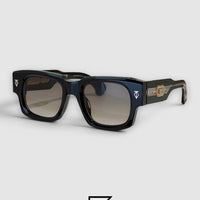 DUSENBERG Brown Two Tone Frame Brown Lenses - BLACK-LIGHT BROWN