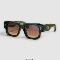 DUSENBERG Brown Two Tone Frame Brown Lenses - olive