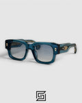 DUSENBERG Brown Two Tone Frame Brown Lenses - transparent_blue