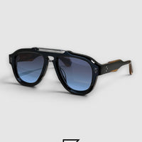 DINO Sunglasses - BLACK-BLUE