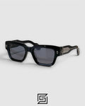TIRRENO Sunglasses - Black-Black X Silver Arm