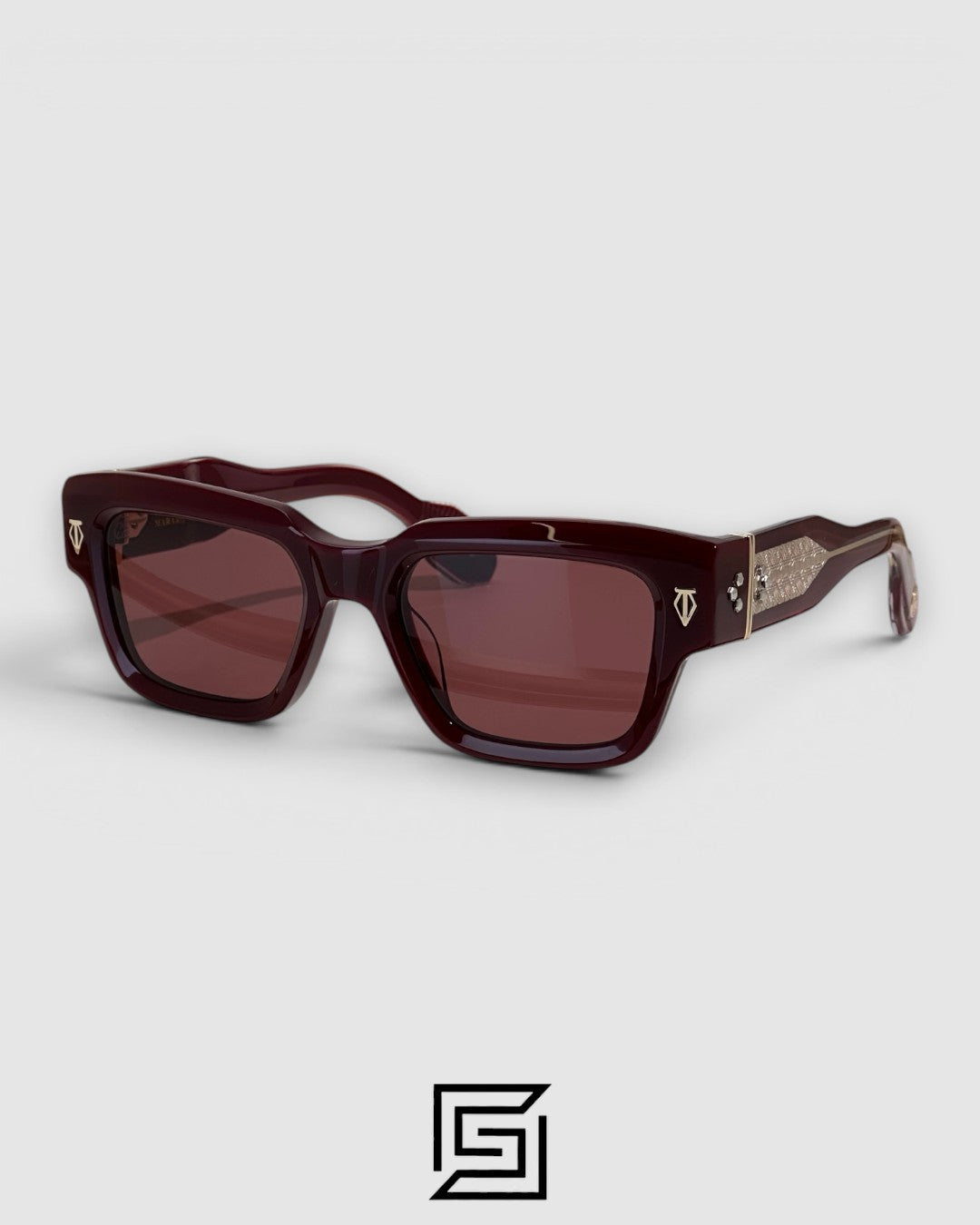 TIRRENO Sunglasses - MAROON-BROWN