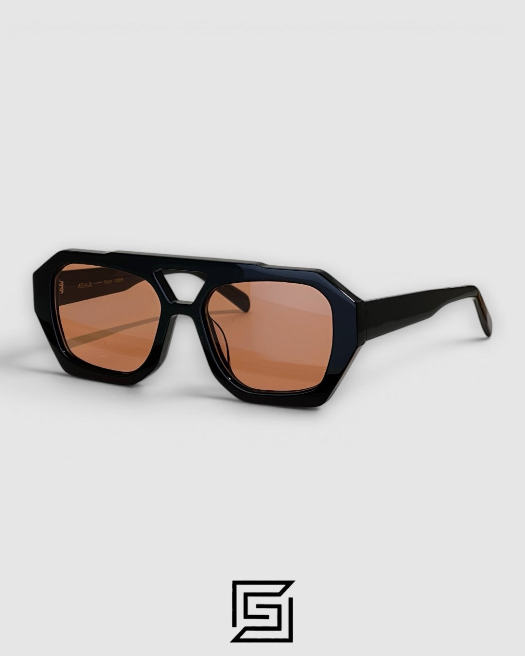 RIVER VS254 Black Frame Brown Lenses