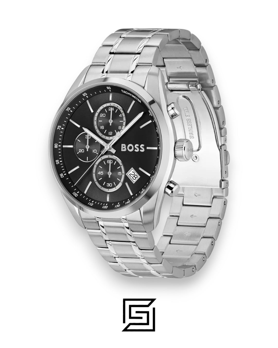 Boss 1514251 Chronograph Black Dial Stainless Steel Men's Watch